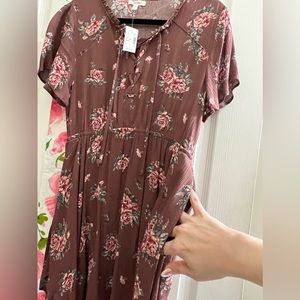 NWT Maurices rose dress small